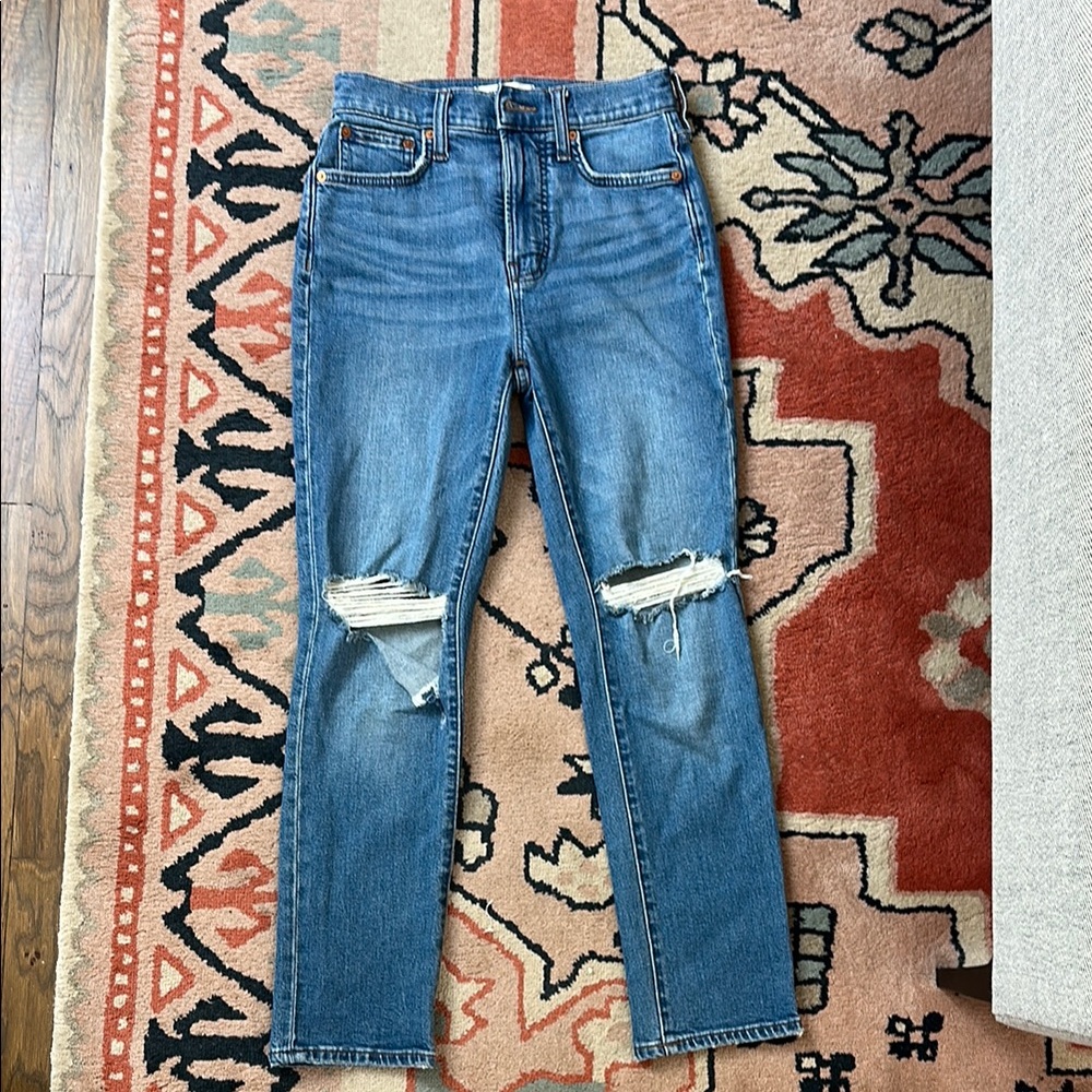 Madewell perfect vintage crop jeans size 23 style ND503